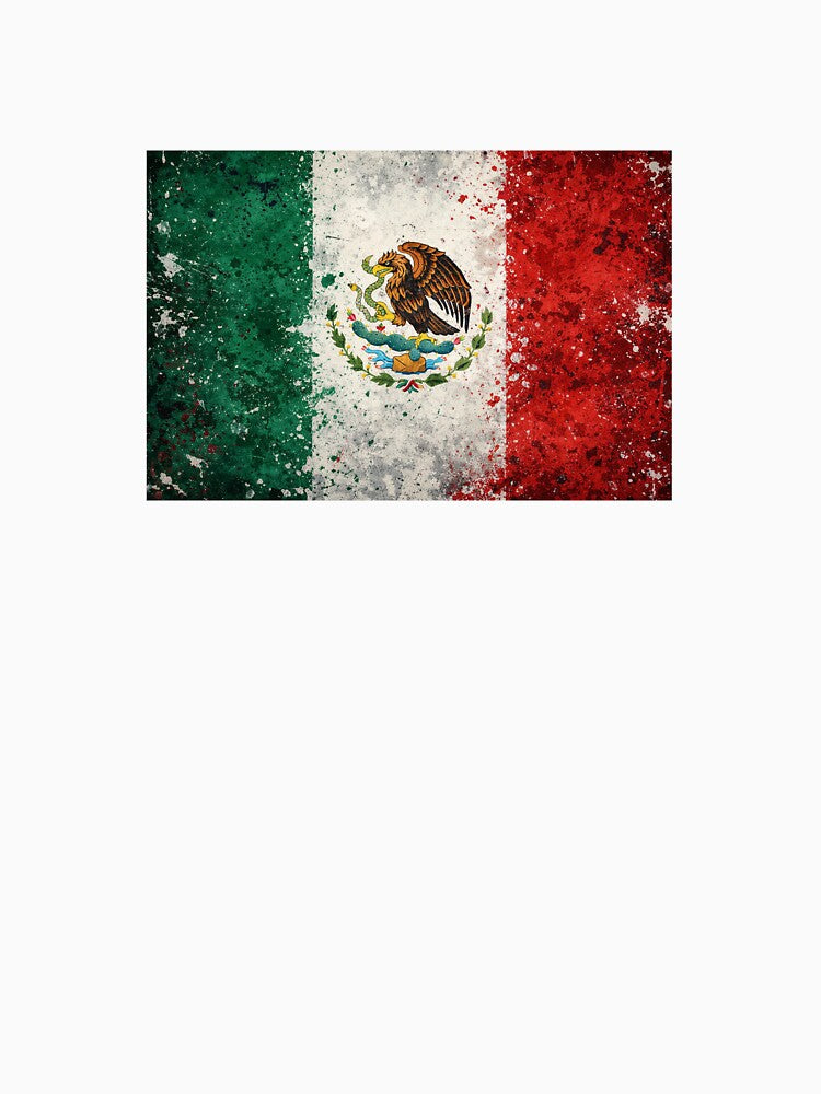 Mexico World Cup Flag – Grunge Football Art by tangramrachel