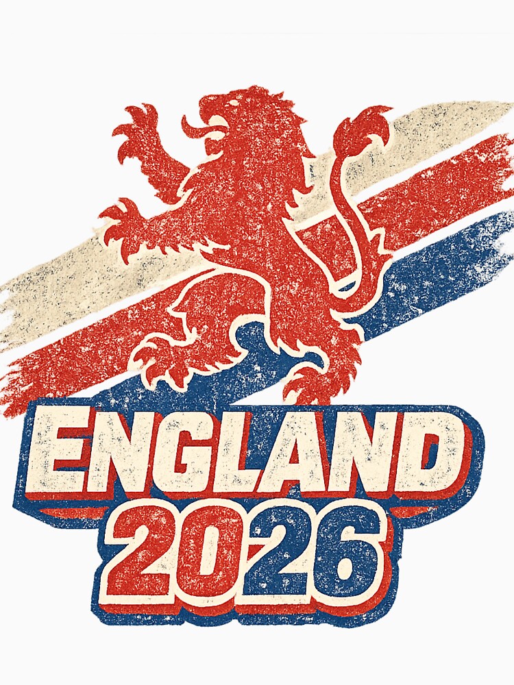 England 2026 – Three Lions World Cup Retro by ArthUpscale