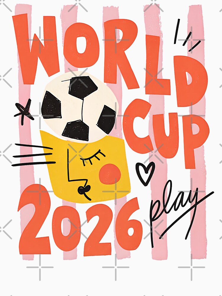 World Cup 2026 Retro Soccer Football Fan Art by Trend-Dify