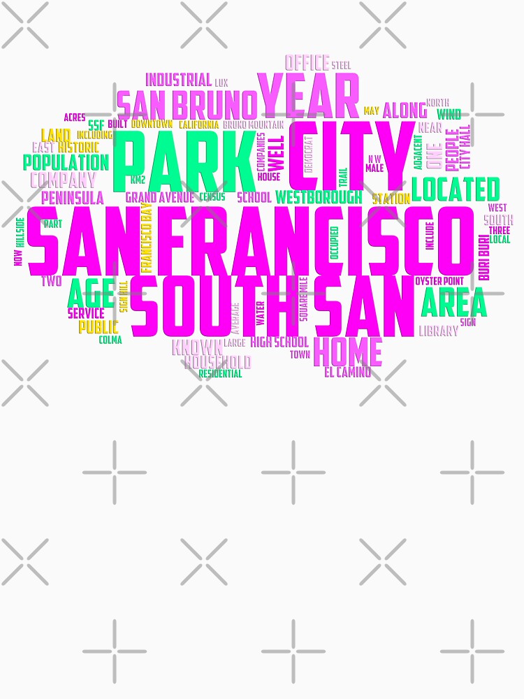 San Francisco pink fluorescent text by Astralia
