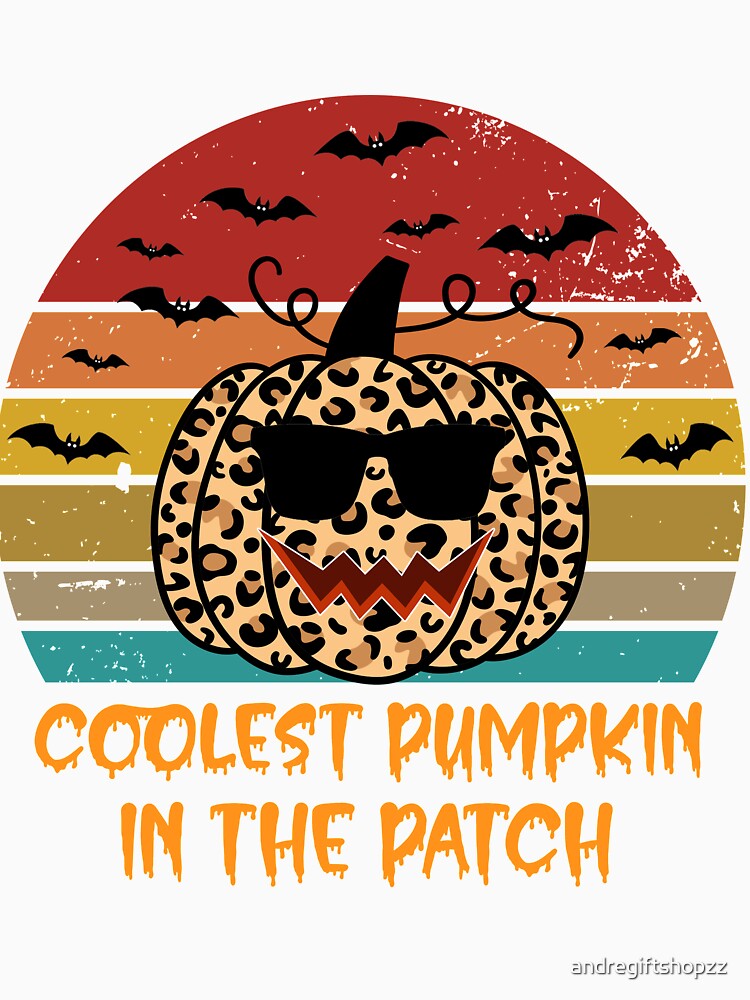 Kids Coolest Pumpkin In The Patch Halloween Boys Girls Men L SK by andregiftshopzz