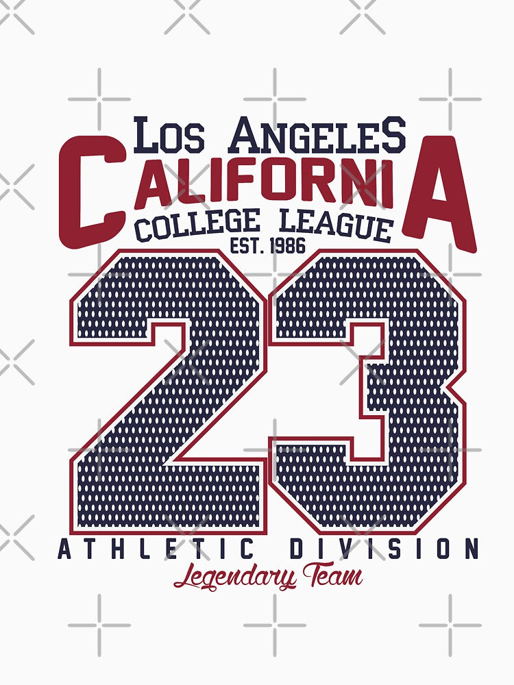 Legendary team Los angeles California College league Athletic division by yassineddy
