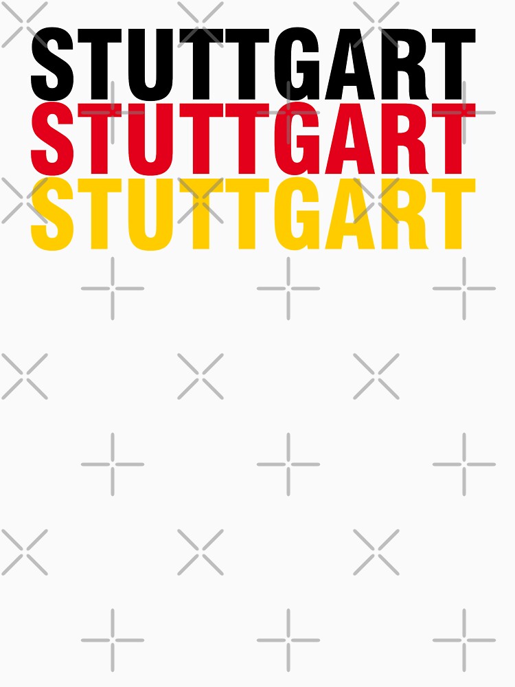 Stuttgart - German flag by Urosek