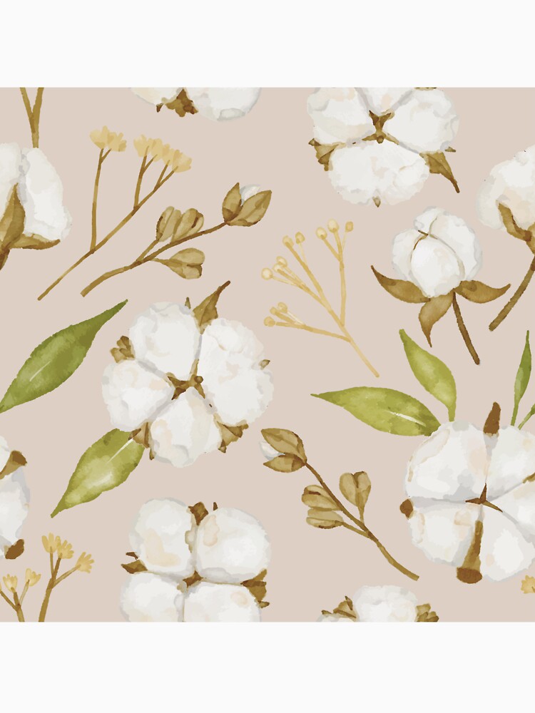 Soft Cotton Flowers Design by antevasinart
