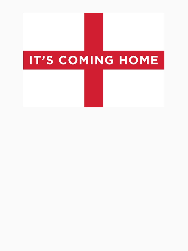 It's Coming Home England Flag (On Red) by STUDIO-72