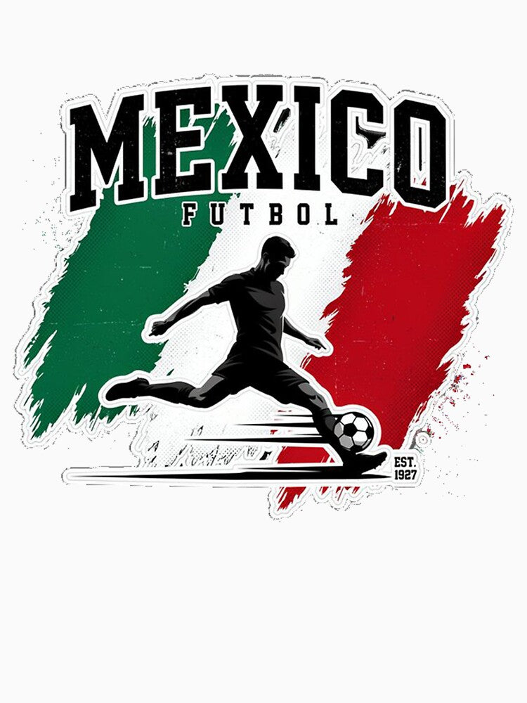 Mexico Soccer Pride Flag Football Fan Design by QuiteOrbit