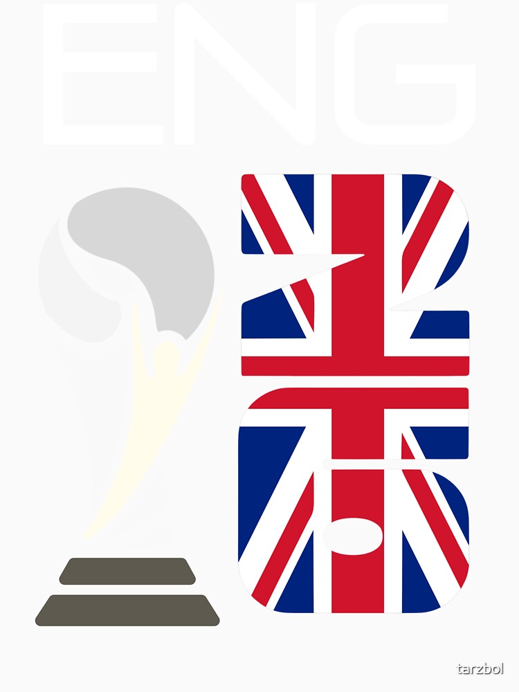 ENG 2026 Football World Cup Trophy Shirt UK Flag Soccer Fan Tee by tarzbol