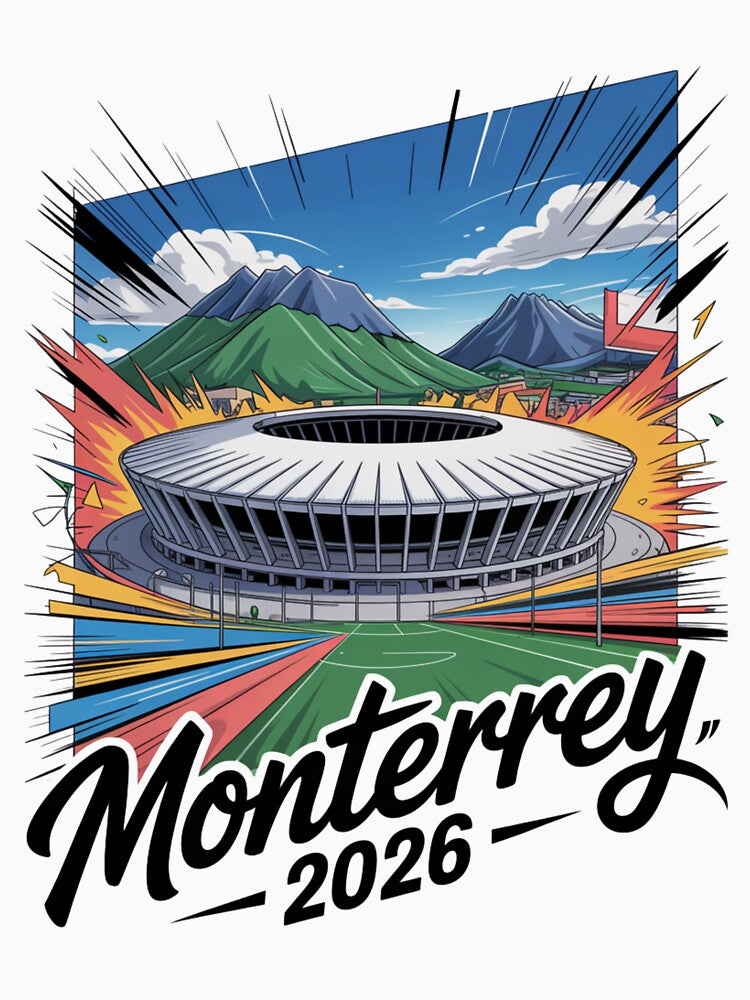 Monterrey 2026 Cerro de la Silla Mountain T-Shirt V18 by DarylWelsh2024