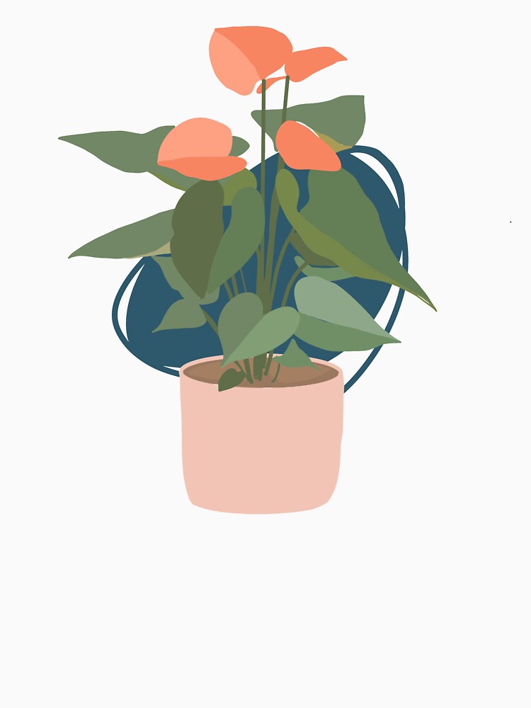 a simple plant with leafy flowers by lucy-arts