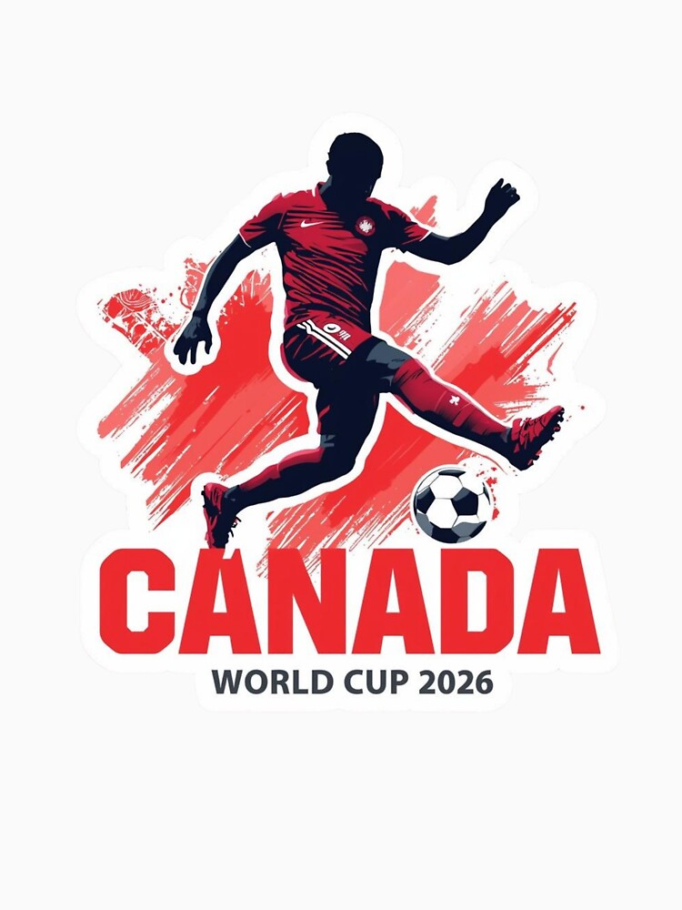 Canada World Cup 2026 Soccer Player Flag Sticker by PACS0011