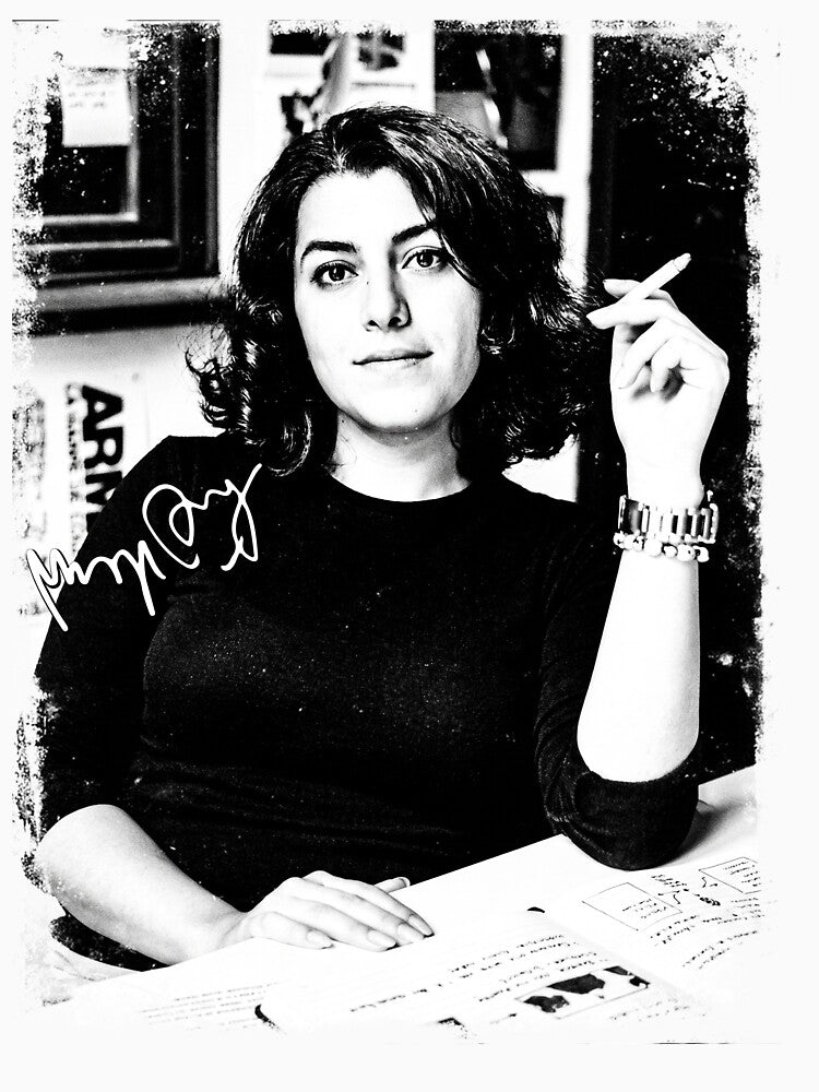 Marjane Satrapi Memorial by aridawstrusbbyg