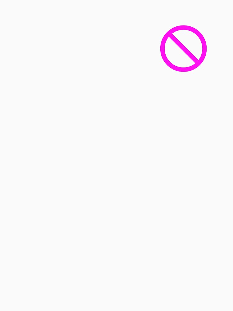 NO SYMBOL (BRIGHT PINK) by Top10Designs