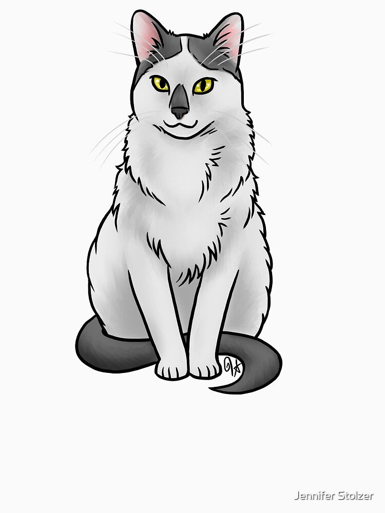 Cat - American Shorthair - Custom Black Nose by Jennifer Stolzer
