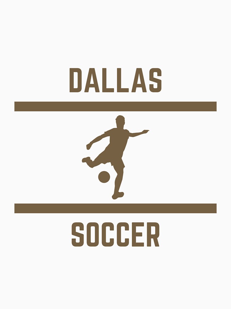 Gold Color Dallas Soccer by IssaraStudio