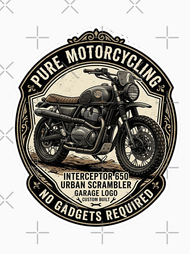 Royal Enfield Interceptor Pure Motorcycling No Gadgets by EKHOAISTORE