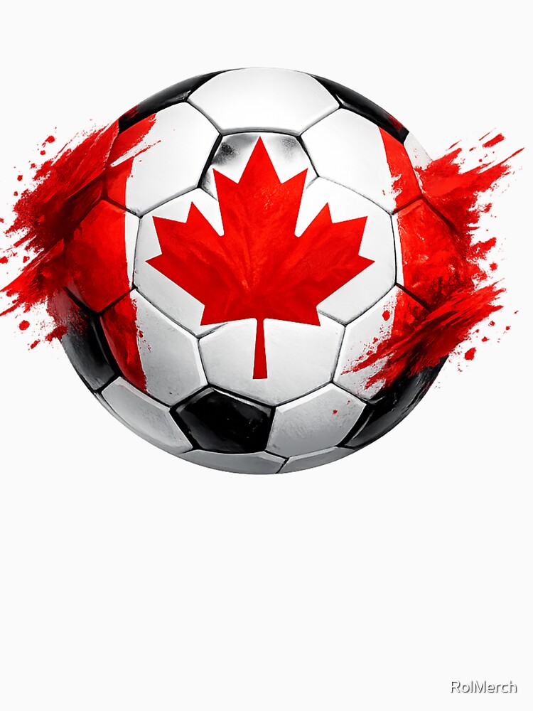 Canada Soccer Maple Leaf Design – World Football Championship Fan Graphic by RolMerch