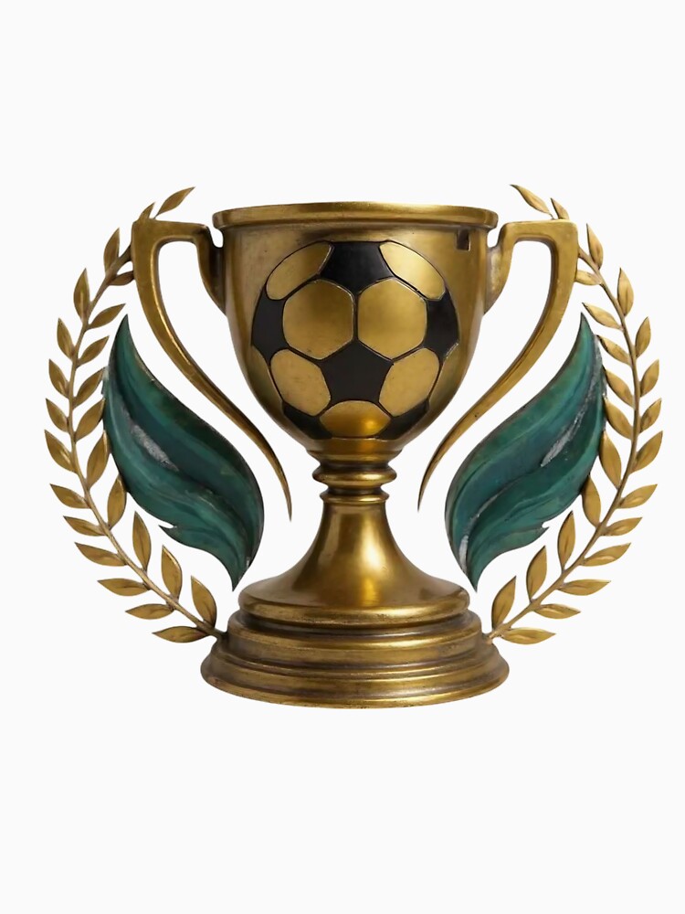 Realistic Football Trophy 2025-2026 - Classic Soccer Award Design, fantasy football Trophy Winner by TheGaliyaStudio