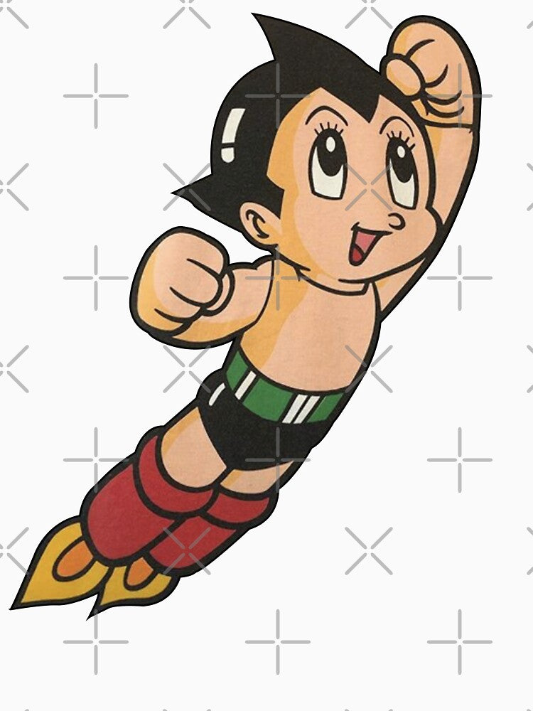 Vintage Astroboy Anime Robot Show Astro Boy Space Art Childhood Cartoon by jackyboi