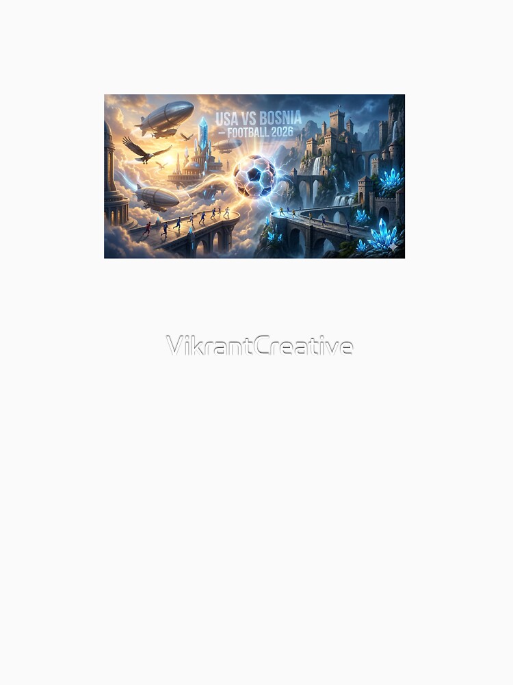 American Sky City vs Bosnian Crystal Castle — USA Bosnia Football 2026 Fantasy Sticker by VikrantCreative