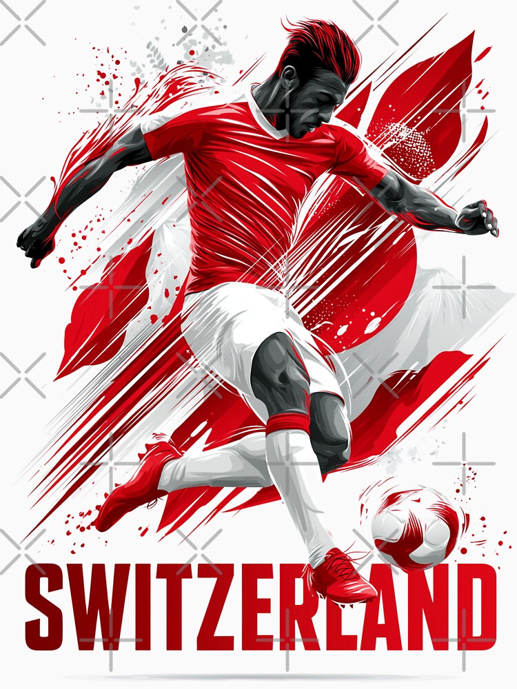 Switzerland Soccer by StudioRedKoala