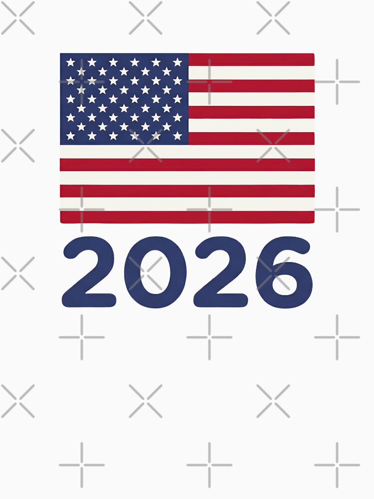 USA Flag 2026 - 4th of July, Football, Soccer Supporter, Patriotic Merchandise by 21 Tulips