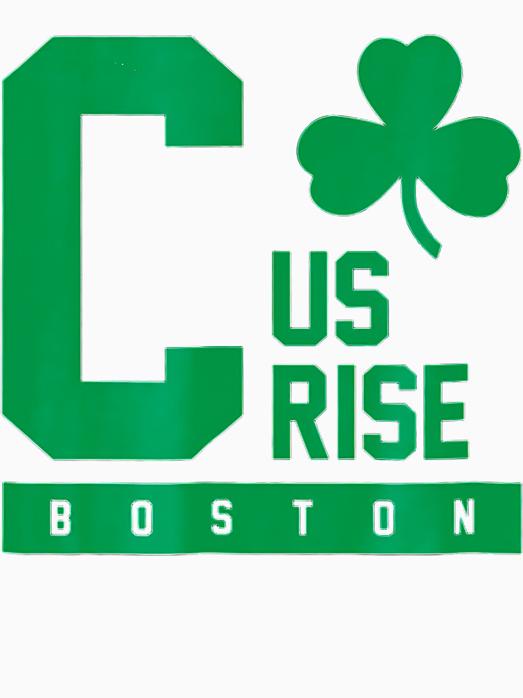 C Us Rise Boston Clover Basketball Fan by Basketball9zj0