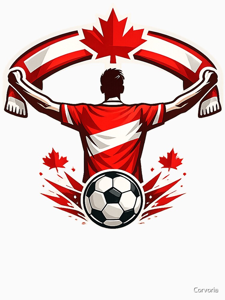 Canada Soccer Fan Scarf Supporter by Corvoria