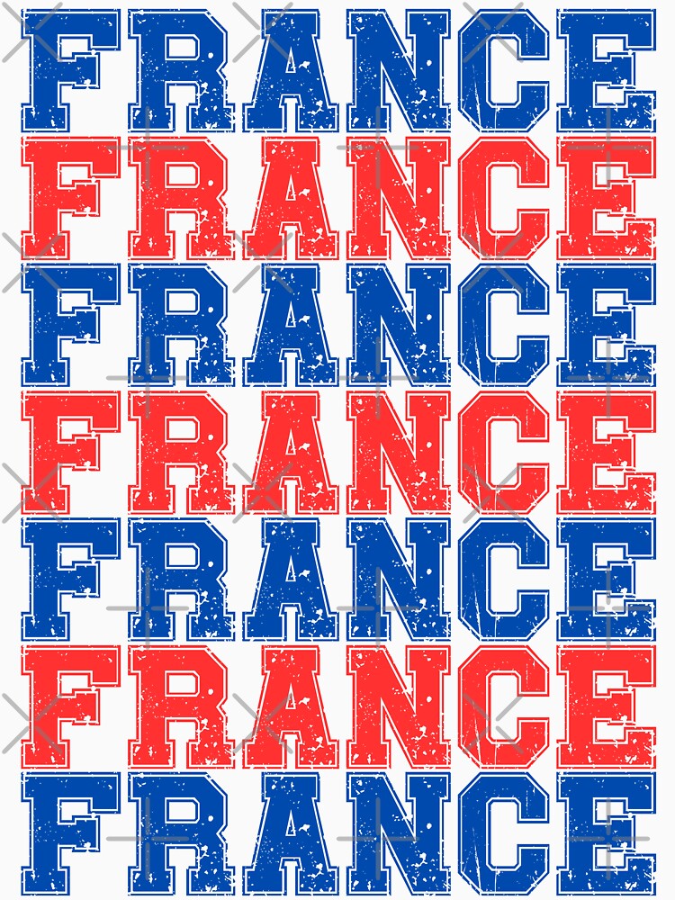 Vintage Team France Flag Soccer Fan 2026 by legendaryskins