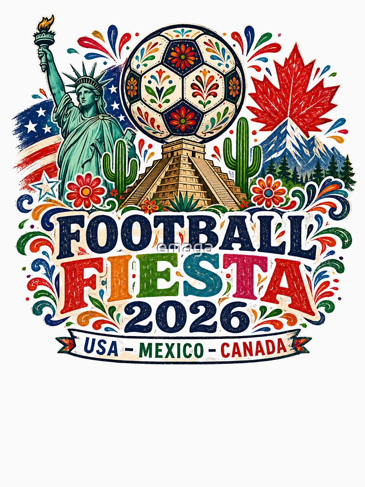 Football Fiesta 2026 Soccer Celebration Art by emaga