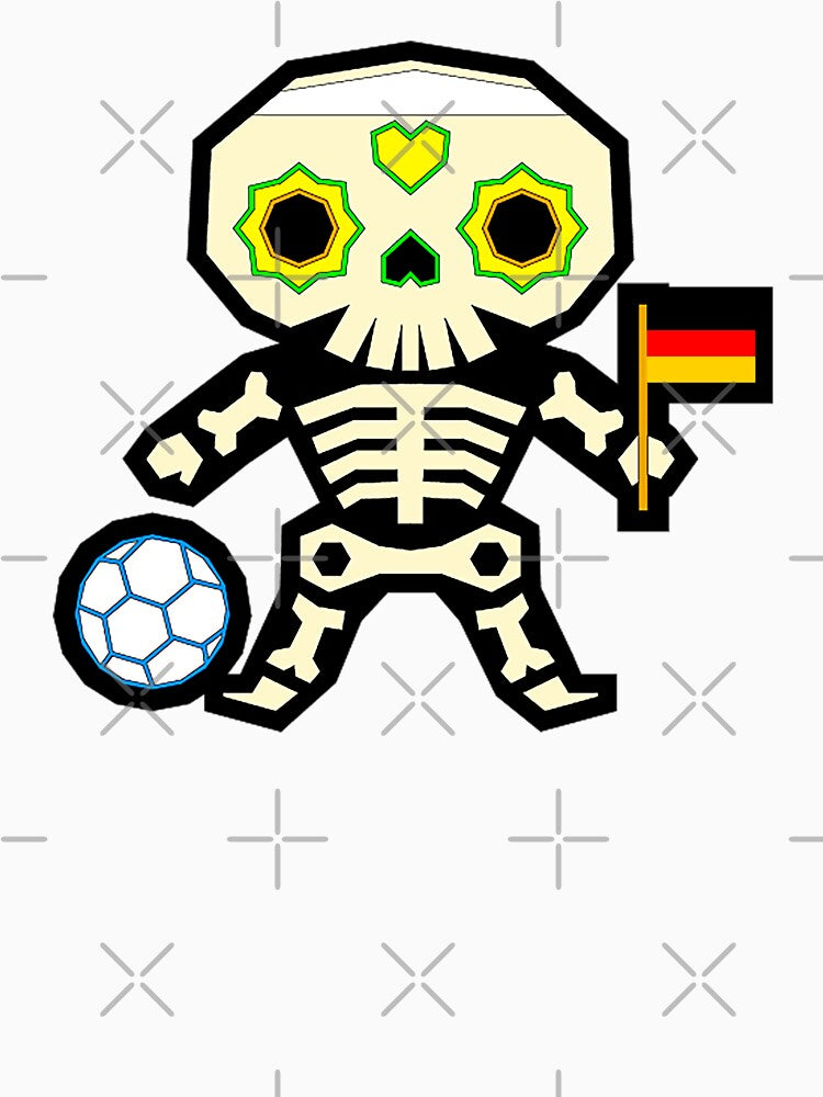 Soccer Team Germany Calaverita Sugar by the Zarock Shop