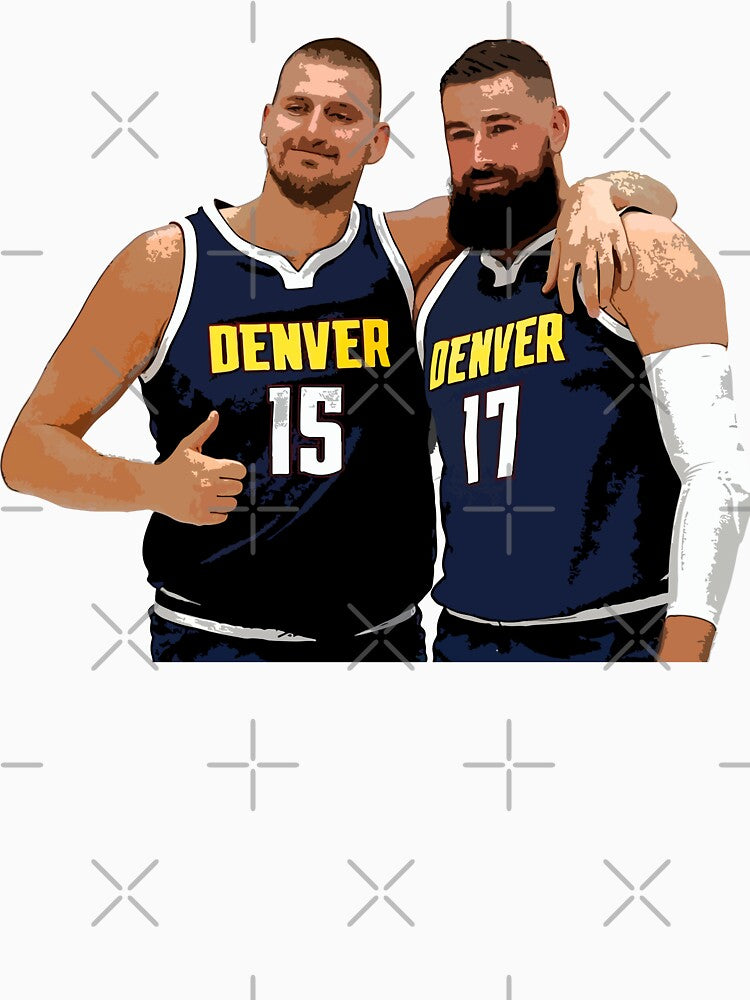 Nikola Jokic & Jonas Valanciunas by raffrasta