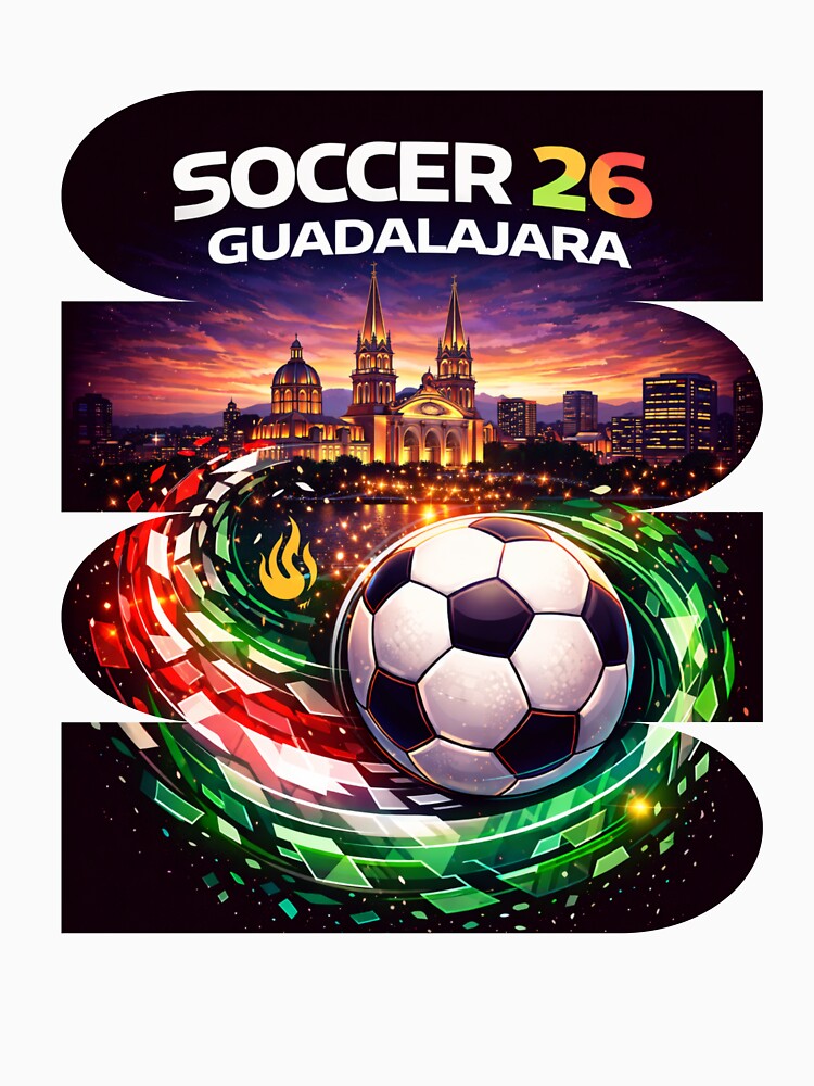 Guadalajara Soccer 2026 Shirt, Soccer 26 Guadalajara Fan Tee, Guadalajara Mexico Football Graphic by MK-Charlie