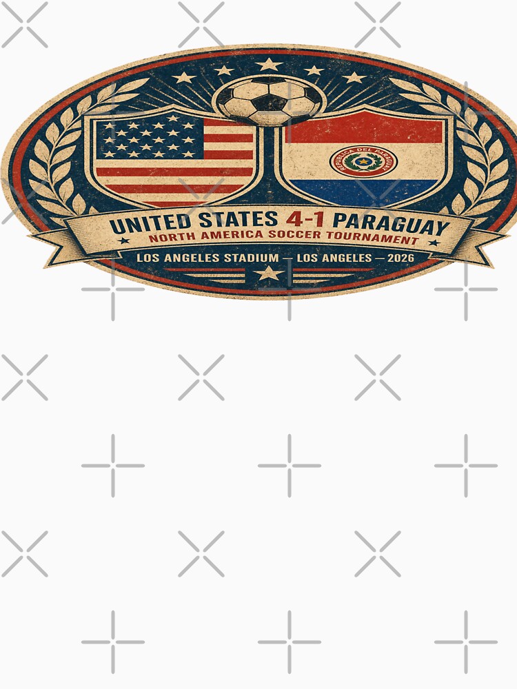 USA Paraguay Soccer Cup Badge 2026 by BrickByDream