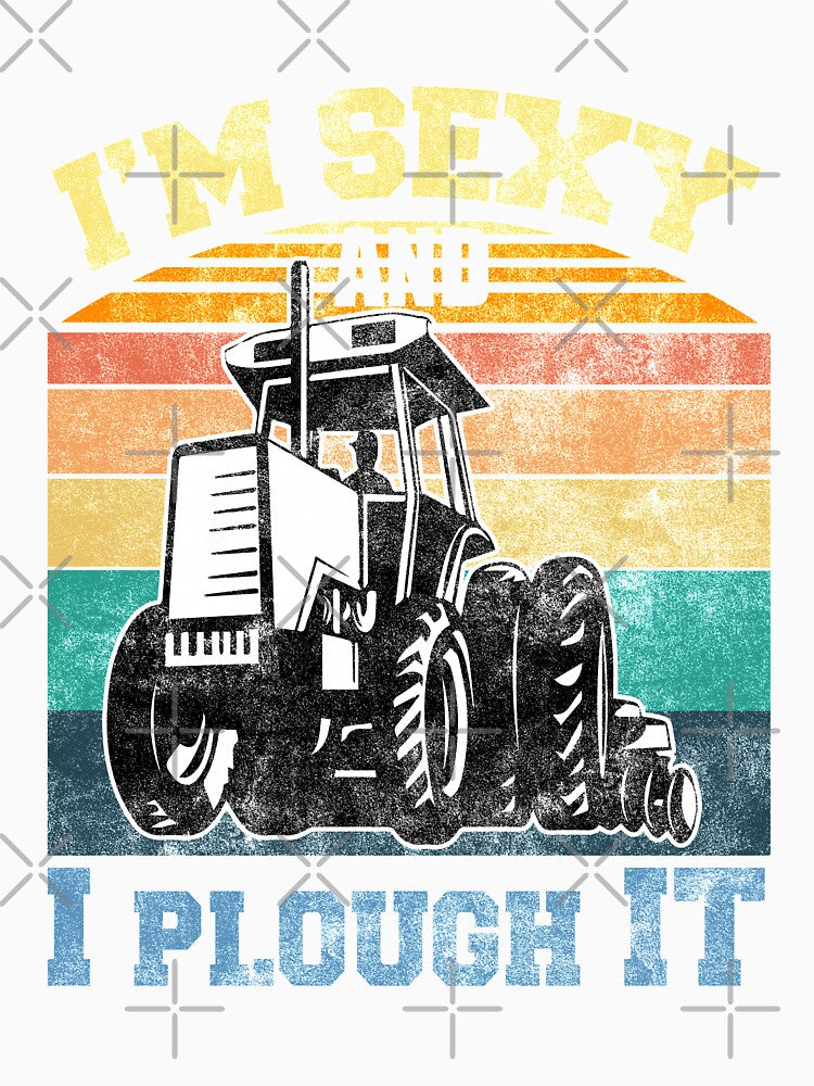 Vintage Tractor Plough Field Ranch Retro Plow Owner Sexy Farmer by TheAplus