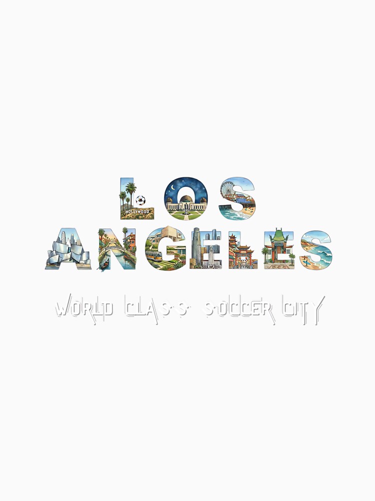 Los Angeles Soccer Art by MollyLYork