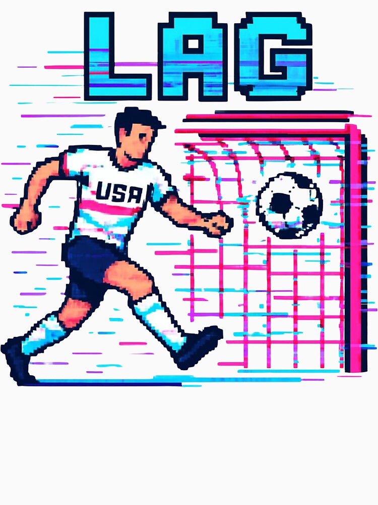 Vintage Vector Victory: USMNT Goal, Lagged Out by Didyounes