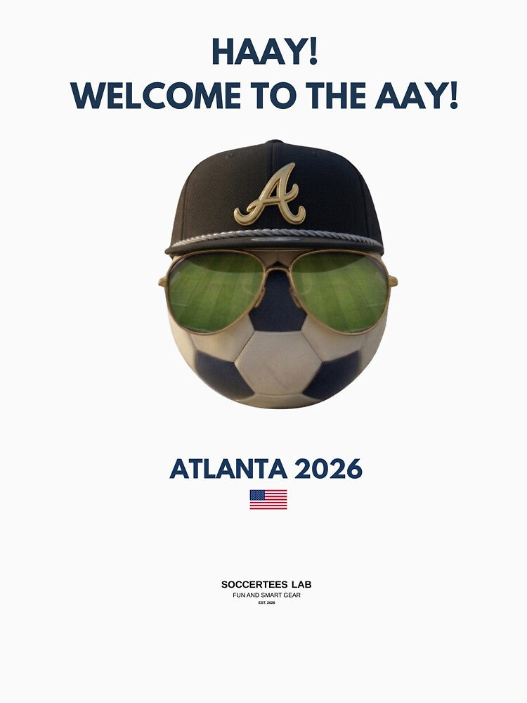 WC26 Hosting City: Atlanta | Fun and Smart Soccer Fan Gear by Soccertees Lab