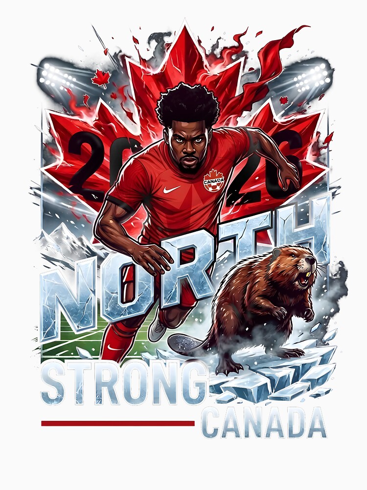 North Strong Canada - World Cup 2026 Soccer Design by VoidAnimeStudio