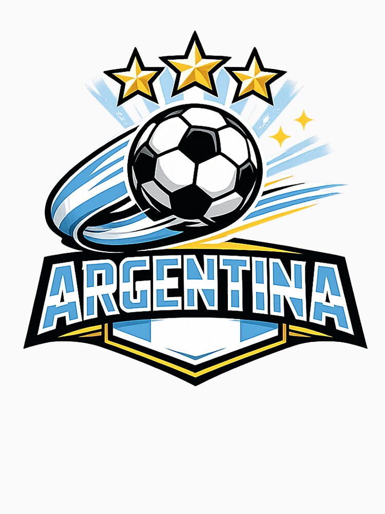 Argentina Soccer Three Stars World Cup 2026 Fan by CherryStarMX