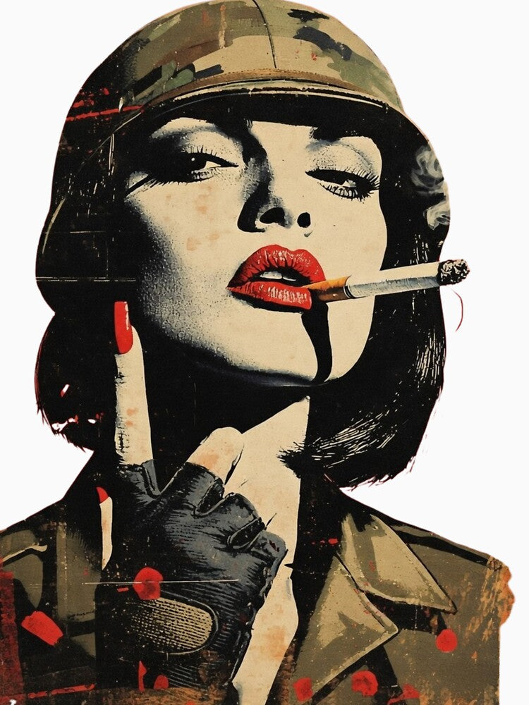 Vintage Army GIrl 1 by ShirtsOfDeath