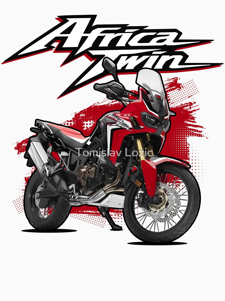 Africa Twin - Red by Tomislav Lozić