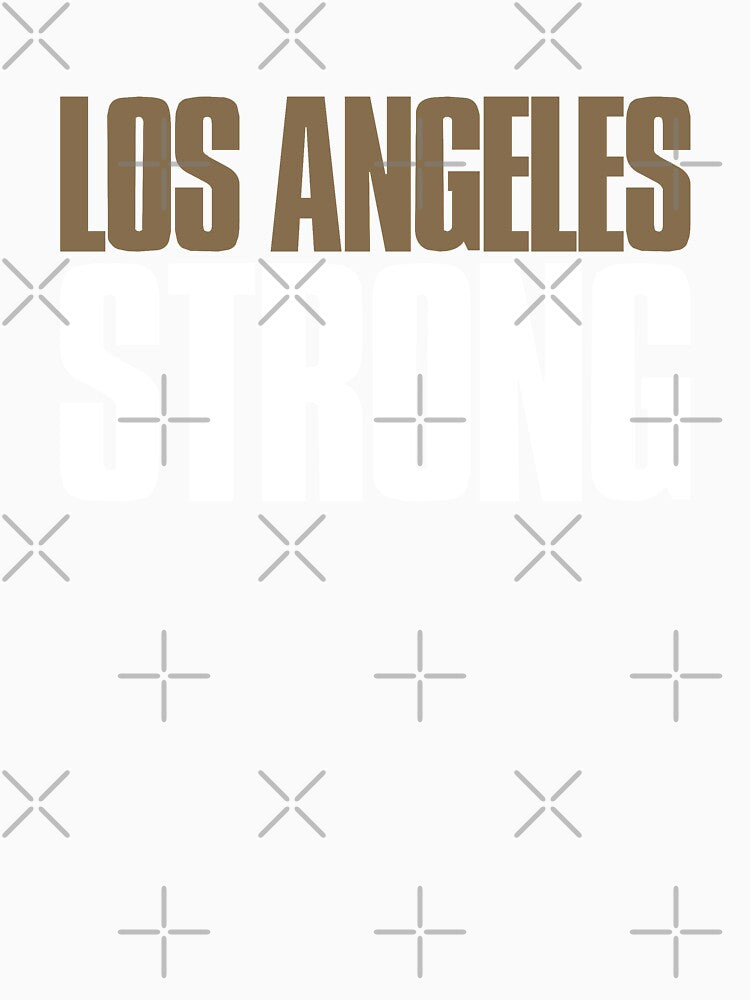 Los Angeles Strong Sports Fan Blue by elhefe