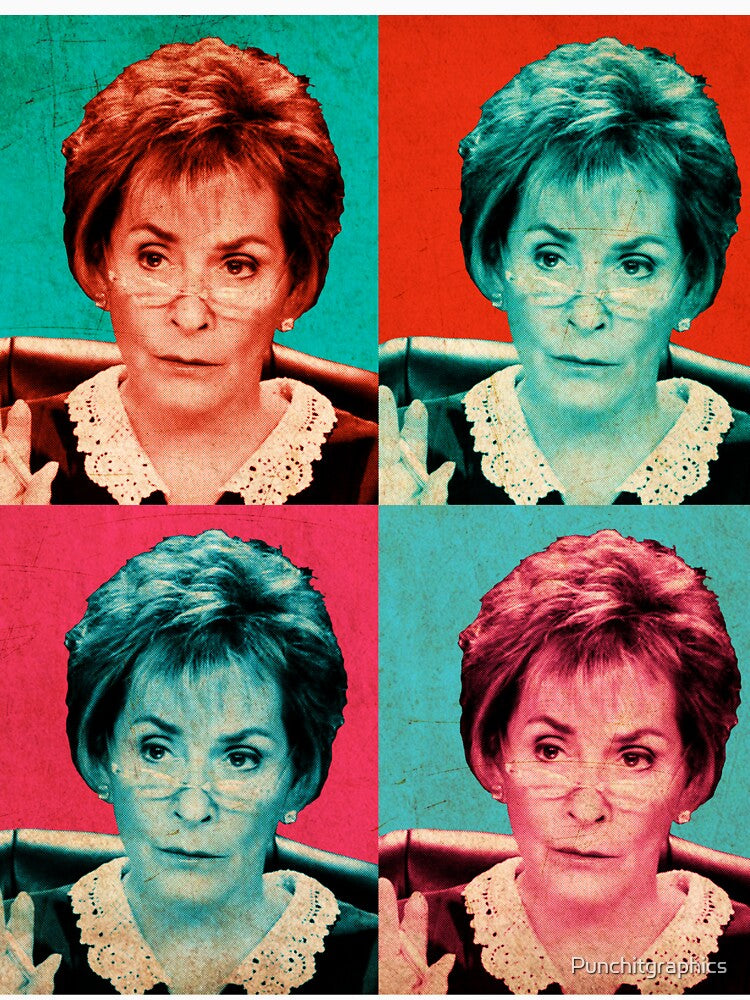 Judge Judy Pop Artwork by Punchitgraphics