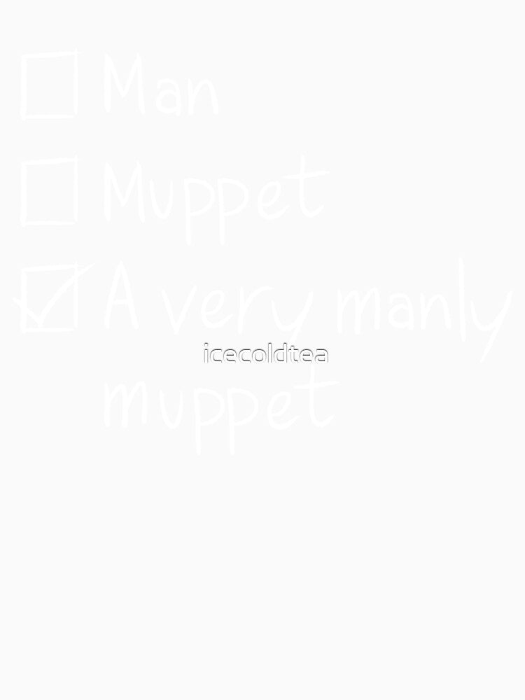 Man or Muppet by icecoldtea