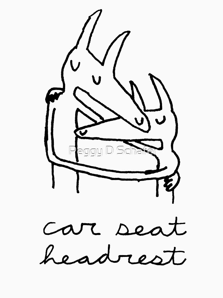 Car Seat Headrest Twin Fantasy by Peggy D Schafer
