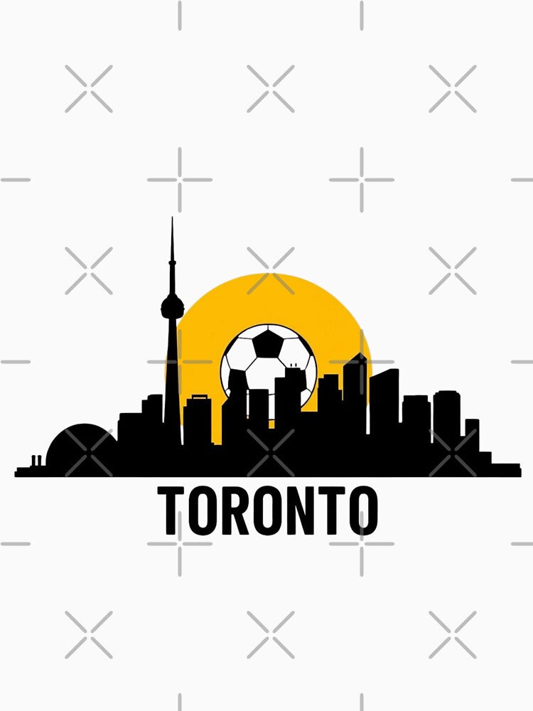 Toronto Skyline Soccer Sunset Art by Zakrytos ★★★★★