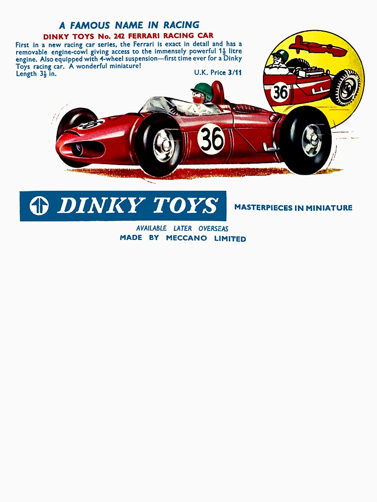 DINKY TOY RACING CAR - ADVERT by ThrowbackAds