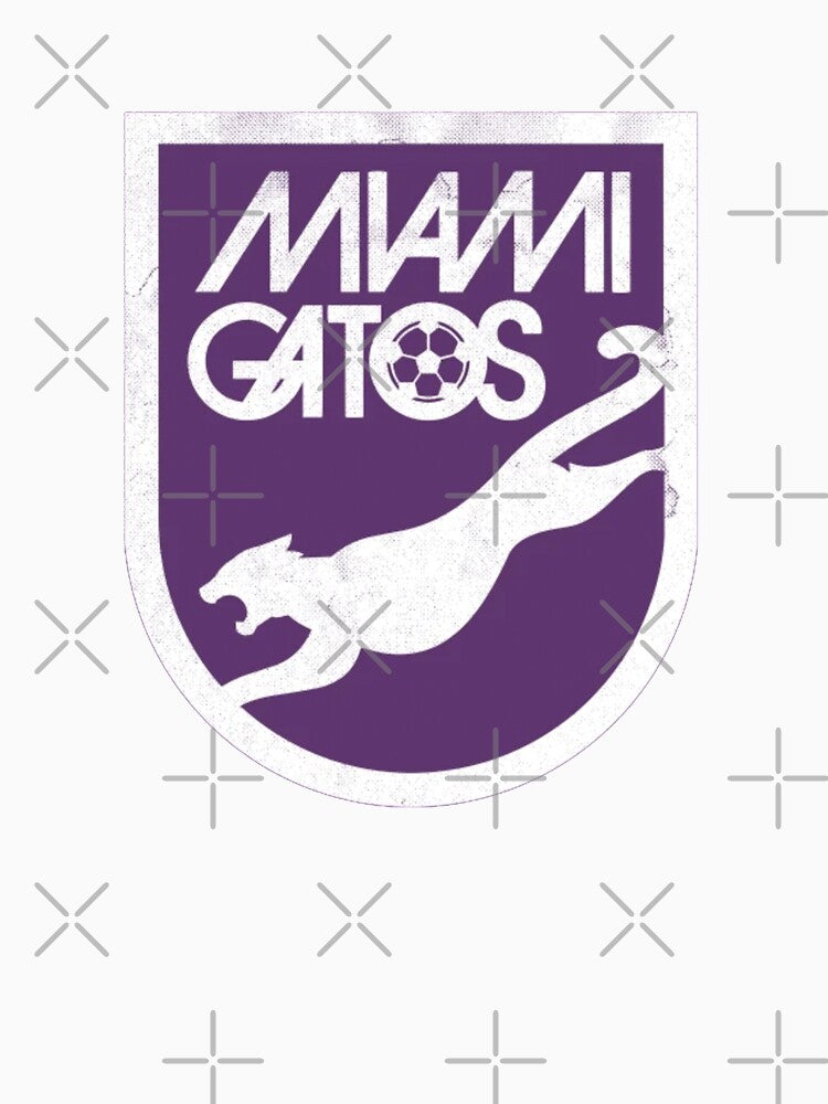 Miami Gatos North American Soccer League Vintage Logo by A Little Bit of  Everything