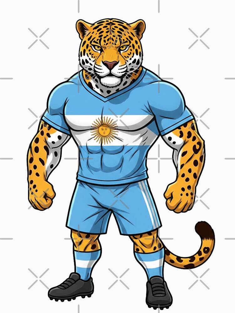 Powerful Argentine Jaguar Football Mascot 2026 by ArtByKatti