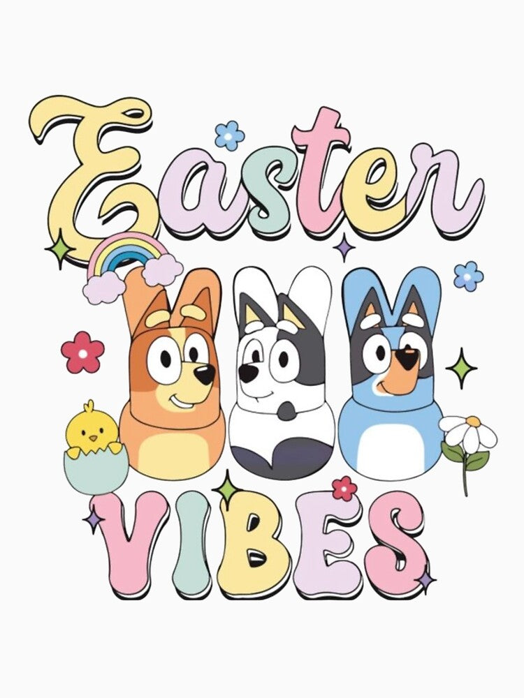 Heeler Family Easter Vibes by moamaxshop